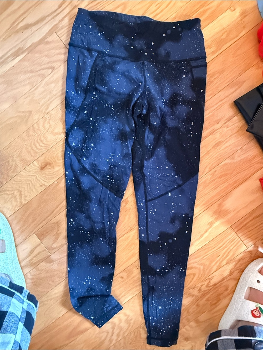 Sweaty Betty Navy Galaxy Print Active Leggings